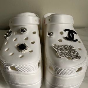 Croc & designer inspired sandal.